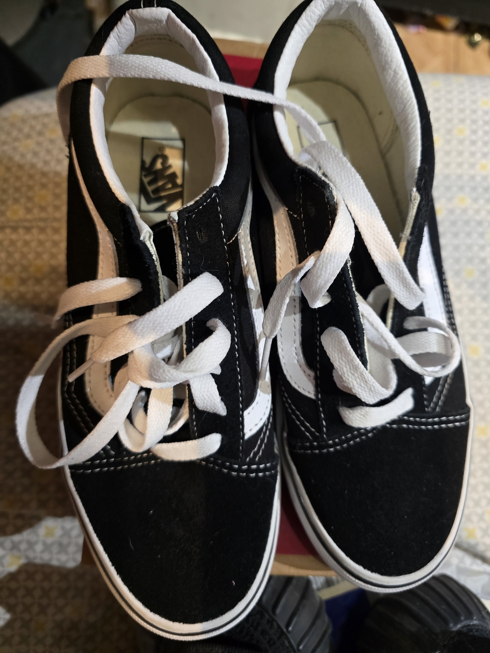 Vans Old Skool Black & White Skate Sneakers